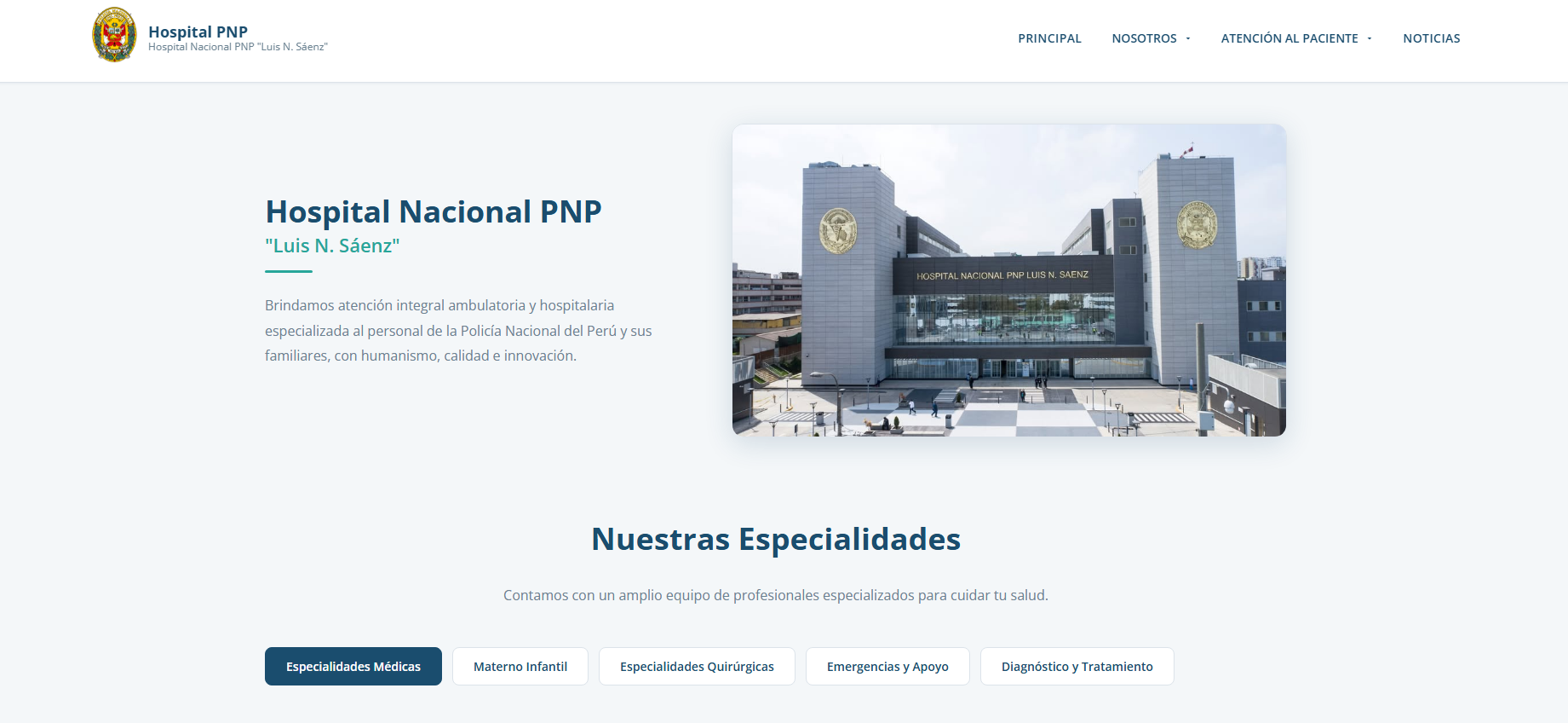 Hospital Central PNP L.N.S
